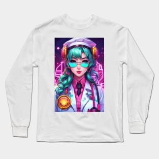 Beautiful neon doctor Long Sleeve T-Shirt